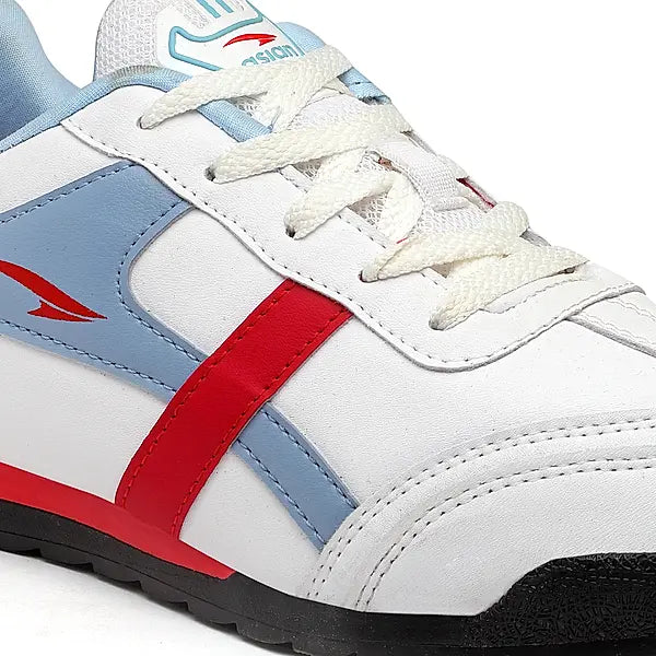 Asian Men's Men's Biker-02 White Slate Sporty Shoes