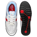 Asian Men's Men's Biker-02 White Slate Sporty Shoes