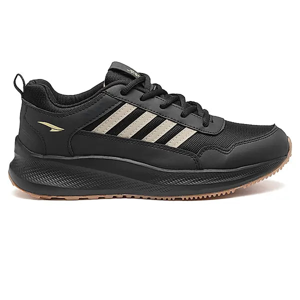 Asian Men's Boss-02 Black Beige Sports Shoes