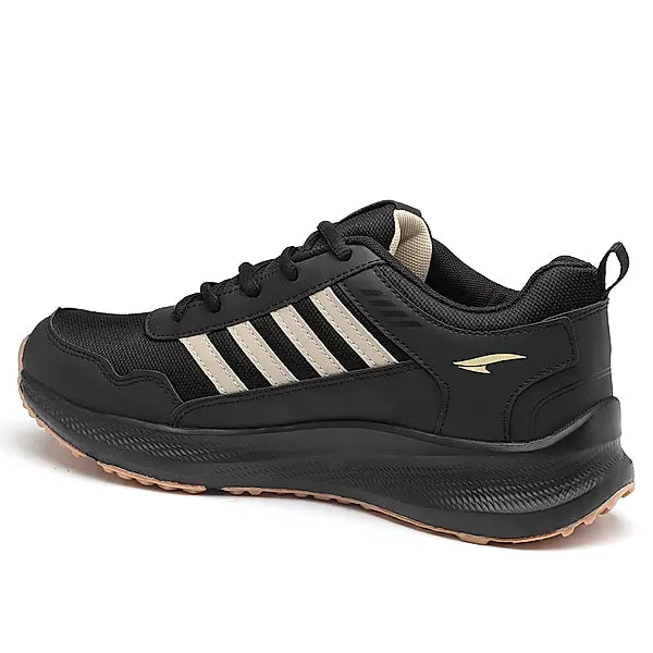 Asian Men's Boss-02 Black Beige Sports Shoes