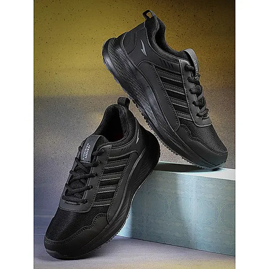 Asian Men's Boss-02 Black Sports Shoes