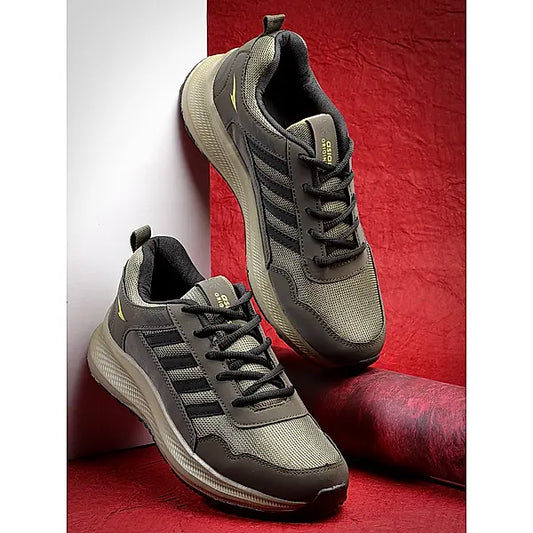 Asian Men's Boss-02 Olive Sports Shoes